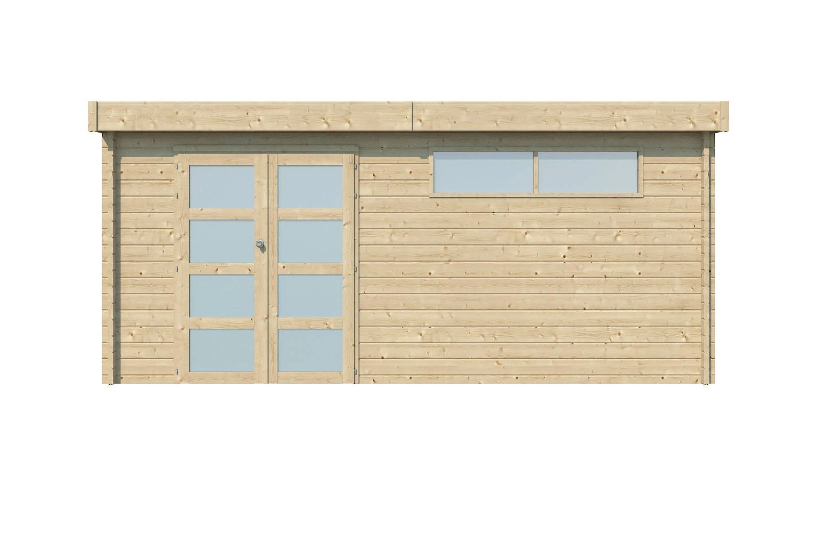 Woodlands Blokhut Modern met Dakisolatie 505 x 295 cm - Afbeelding 1